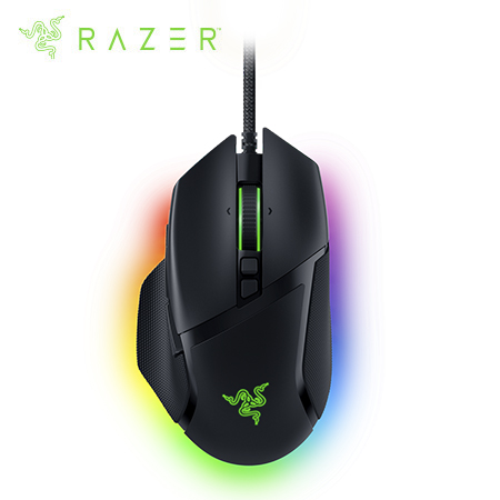 MOUSE RAZER BASILISK V3 26K DPI SWITCH OPTICO 70M 11 ZONAS CHROMA BLACK (RZ01-04000100-R3U1)